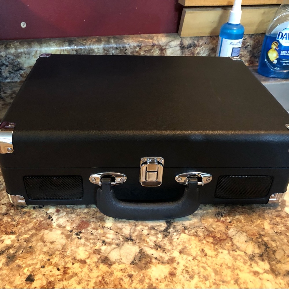 Portable Suitcase Record Player